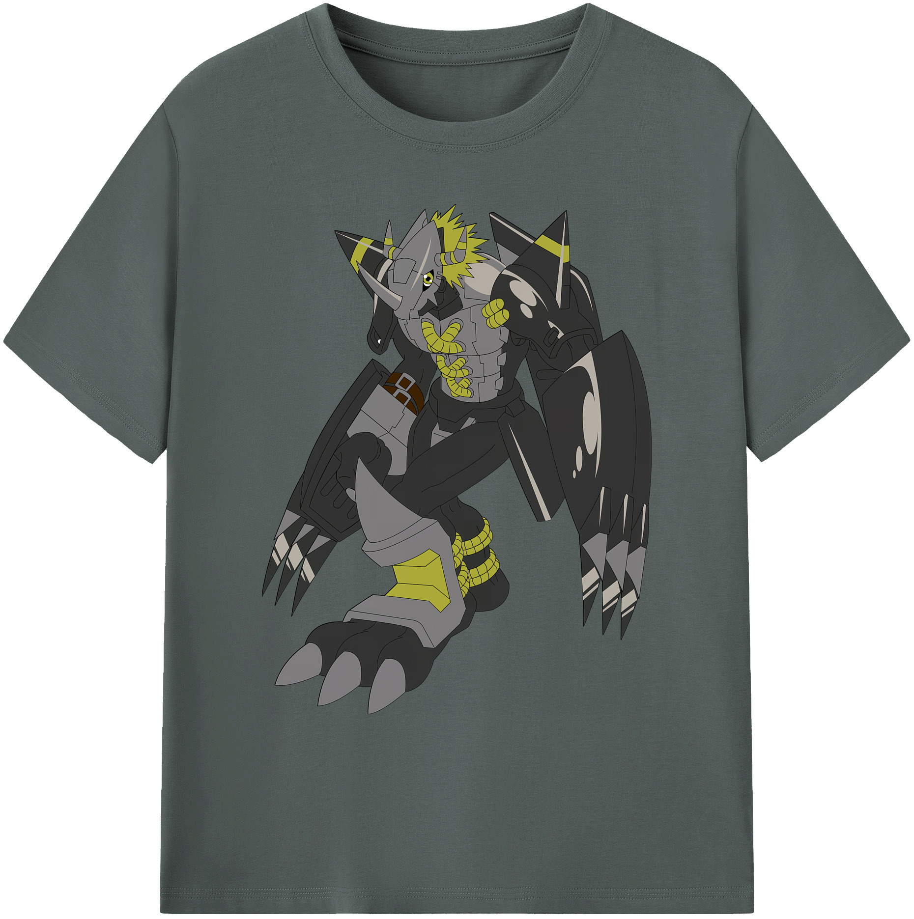 （画像用） Digimon デジタルモンスター/デジモン 綿100％ メンズ半袖Tシャツ｜肌触りやわらか＆通気性